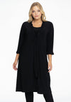 Cardigan lace frill dolce - black - #2