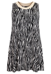 Singlet wide bottom ZEBRA - black - #4