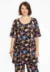 Tunic wide bottom sequins MARINA - black - #2