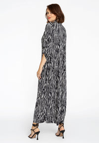 Blouse-dress ZEBRA - black - #3