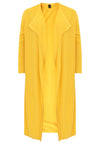 Cardigan drape neck cashmere - yellow - #4