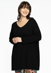 Pull v-neck cashmere - black