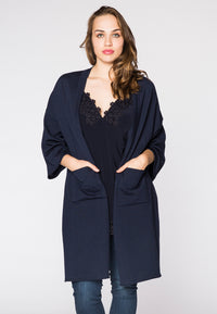 Cardigan kimono pockets - blue - #2