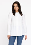 Blouse short A-line DOLCE - white