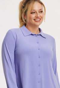 Blouse short A-line DOLCE - light purple - #1