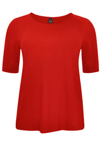Shirt relax DIAGONAL - red - #1