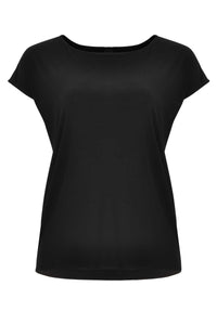 T-shirt cap sleeves DOLCE - black - #4