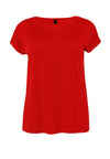 T-shirt cap sleeves DOLCE - red - #2