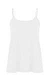 Singlet spaghetti A-line VISCOSE - white - #4