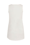 Singlet flare COTTON - white - #3