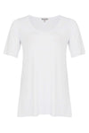 Tunic flare COTTON - white - #4