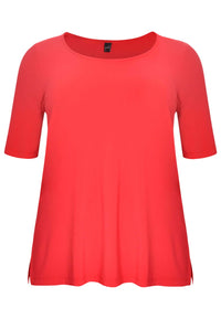 T-shirt A-line DOLCE - red - #4