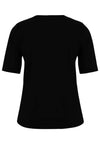 T-shirt A-line VISCOSE - black - #5