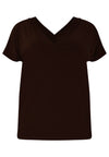 T-shirt v-neck DOLCE - brown - #3