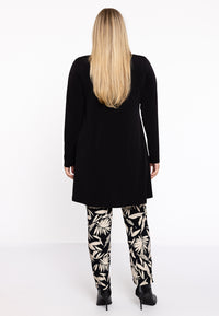 Tunic with col wide bottom - black - #2