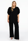 Trousers long COTTON - black - #1