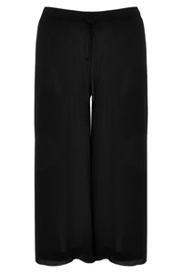 Trousers waist cord 7/8 VOILE - black - #4