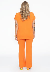 Trousers bootleg DOLCE - orange - #2
