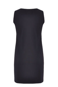 Dress sleeveless VISCOSE - blue - #2