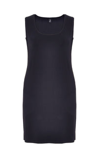 Dress sleeveless VISCOSE - blue - #3