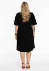 Dress A-line COTTON - black - #3