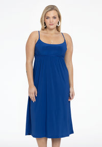 Dress spaghetti elastic waist DOLCE - indigo - #1