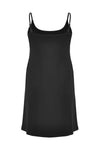 Slip dress elastic waist VISCOSE - black - #3