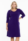 Dress A-line DOLCE - purple