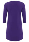 Dress A-line DOLCE - purple - #5
