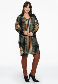 Tunic wide straight ROSELLE - black - #1