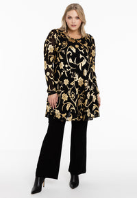 Tunic wide bottom LIRICO - black - #1