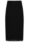 Skirt irregular pleats - black - #4