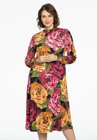 Dress turtle neck PEONY - black - #2