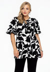 Tunic flare frilled sleeves VITTORIA - white - #2
