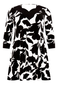 Tunic wide bottom VITTORIA - white - #4