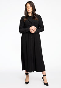 Blouse dress A-line Frilled DOLCE - black - #2