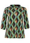 Shirt A-line Turtle Neck GATSBY - brown - #4