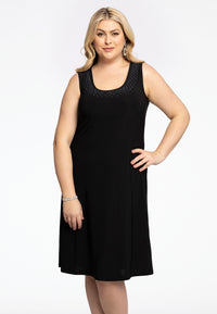 Dress Sleeveless Strass DOLCE - black - #2