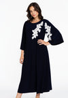 Dress A-line flower lace DOLCE - blue - #2