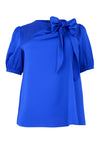 Tunic A-Line SATINI - indigo - #4