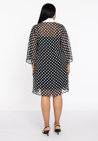 Dress swing DOTS - black - #3