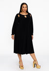 Dress cut-out DOLCE - black