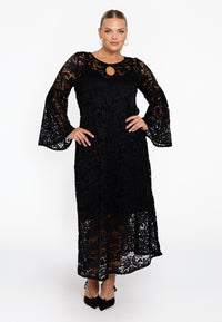 Dress flare LACE - black - #2