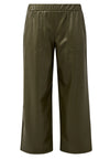 Trousers FAUX LEATHER - light green