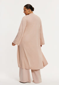 Cardigan METALLIC - light brown - #3