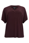 T-shirt V-neck R DOLCE - dark red - #4