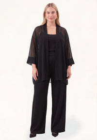 Duster CHIFFON - black - #1
