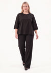 Top eco vero FLOWER - black - #1