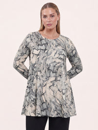 Tunic wide bottom VIPERINE - ecru - #1
