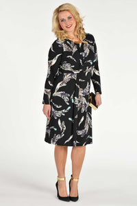 Dress gold buckle PLUME - black - #1